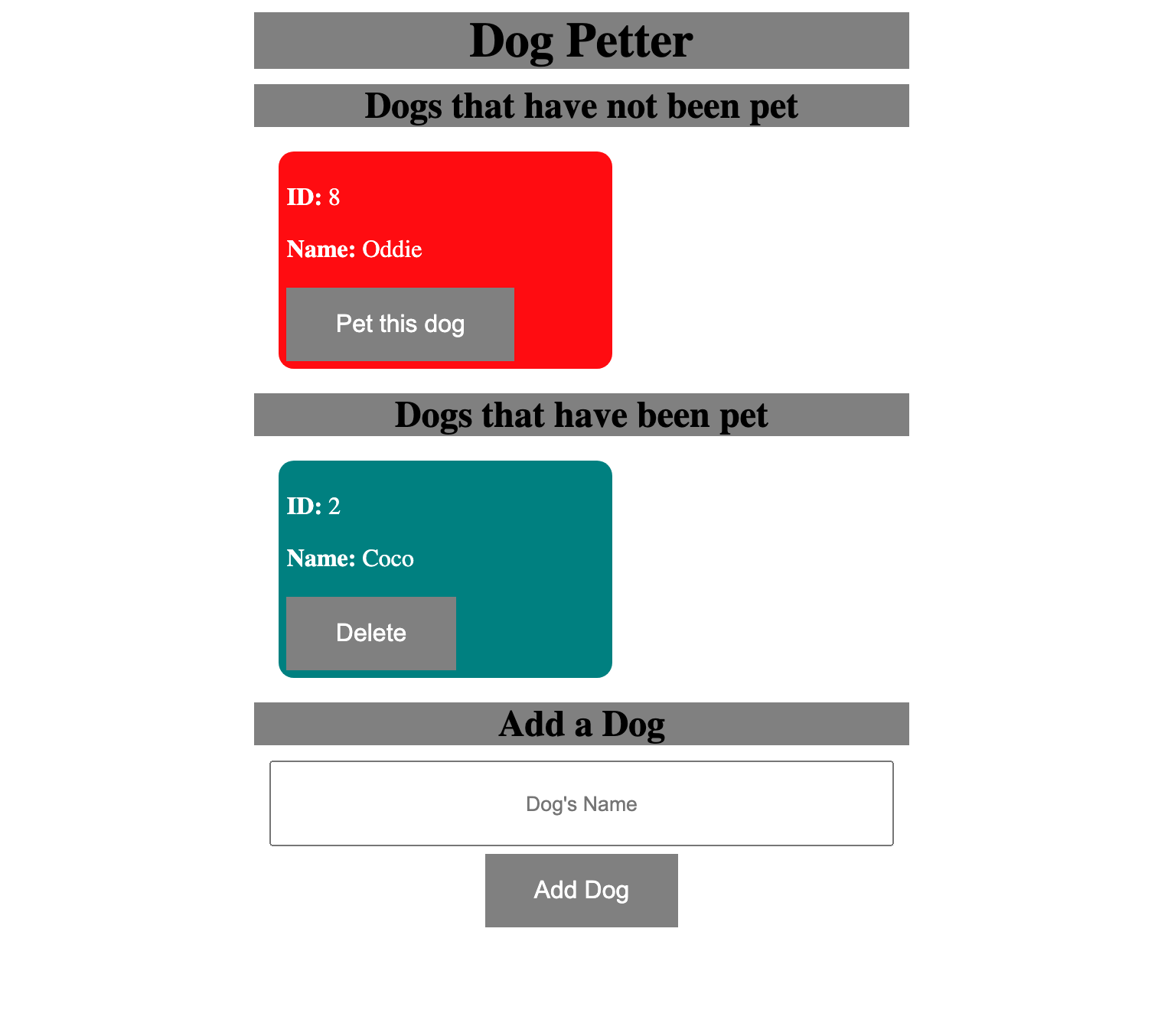 dog petter app